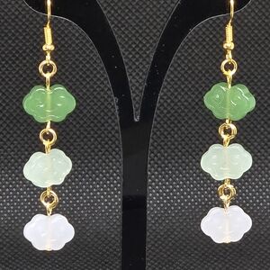 Ombre cloud earrings